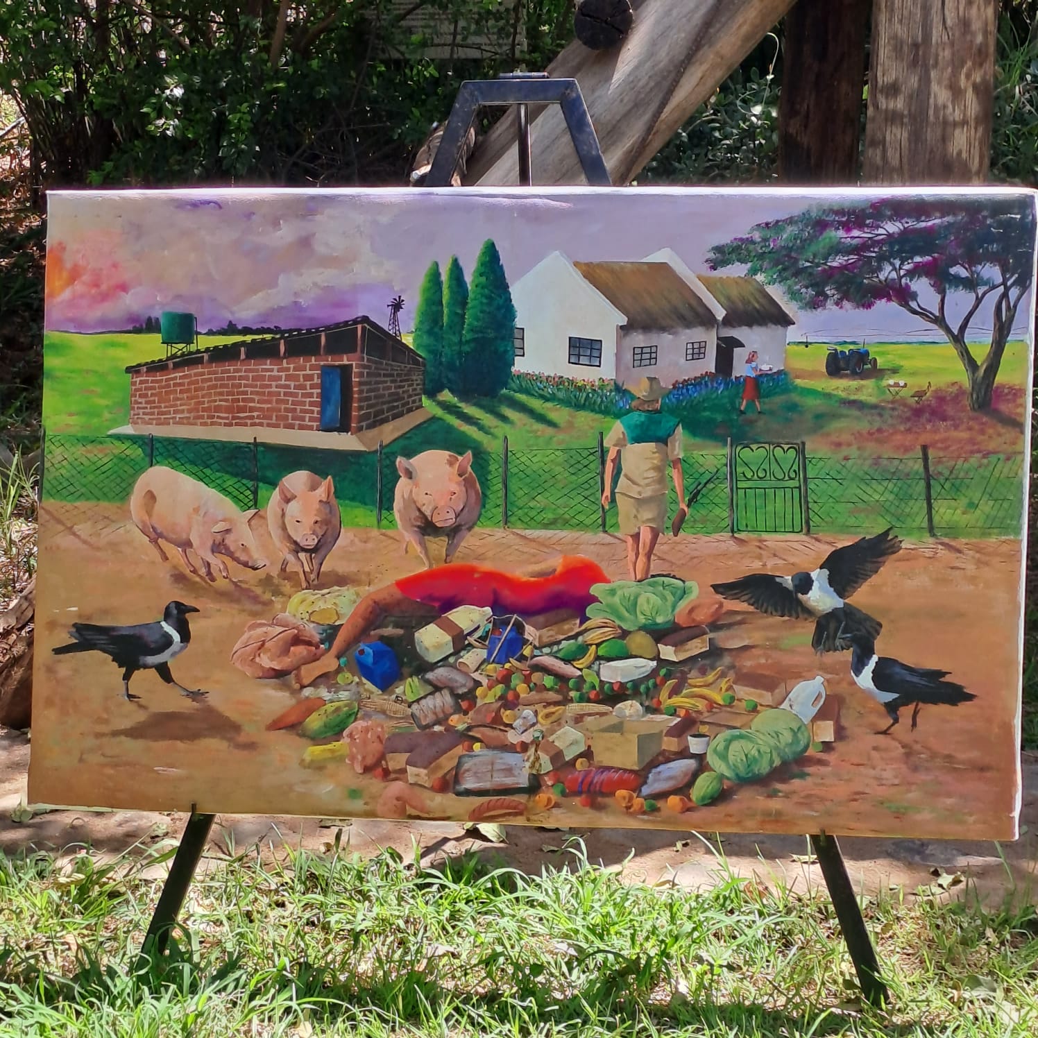African woman killed and fed to pigs 